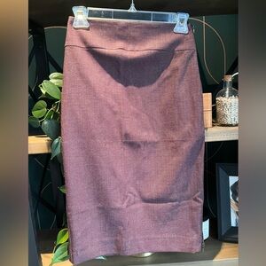 NWOT Express Maroon Pencil Skirt